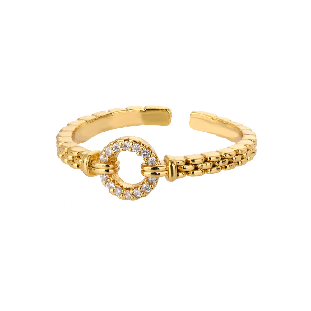 Zirkon Rund Ring