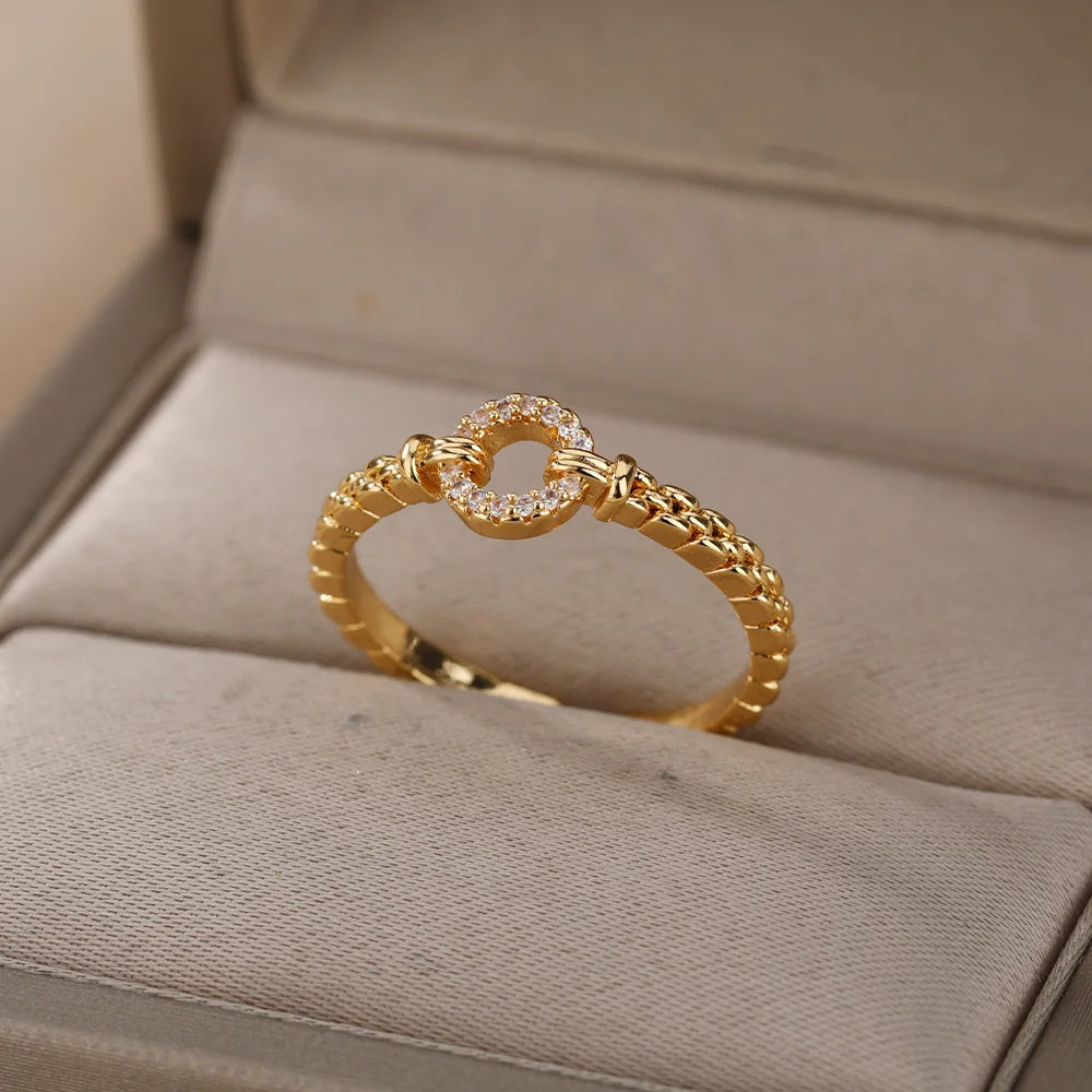 Zirkon Rund Ring