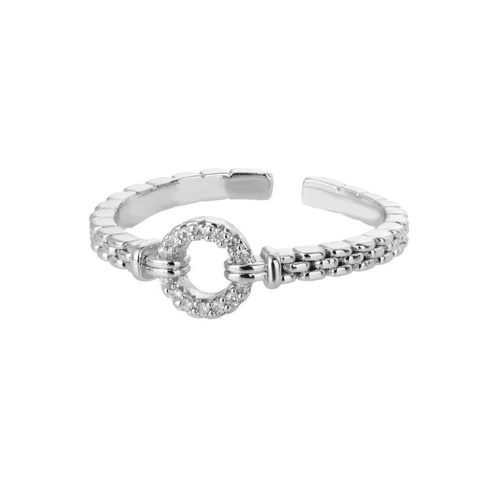 Zirkon Rund Ring