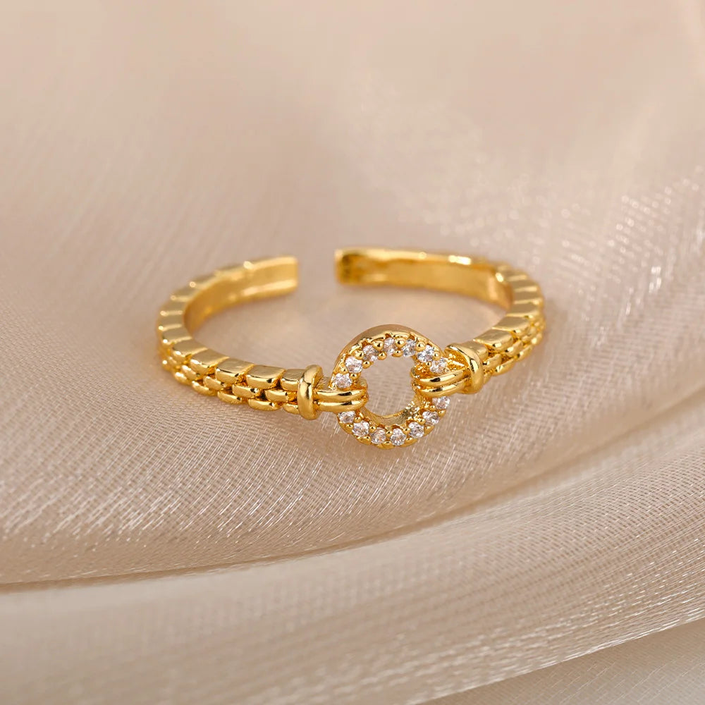 Zirkon Rund Ring