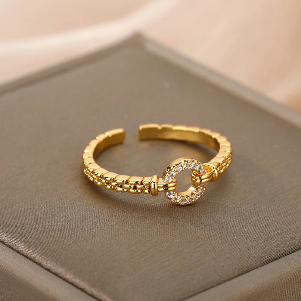 Zirkon Rund Ring