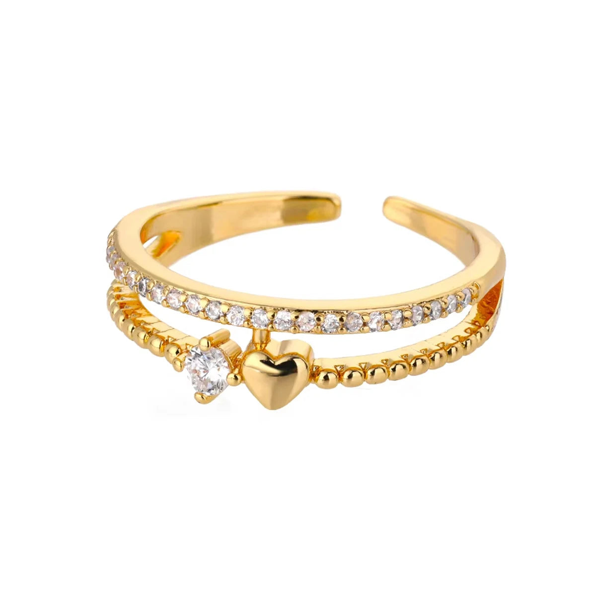 Herz Ringe Gold Bijoux