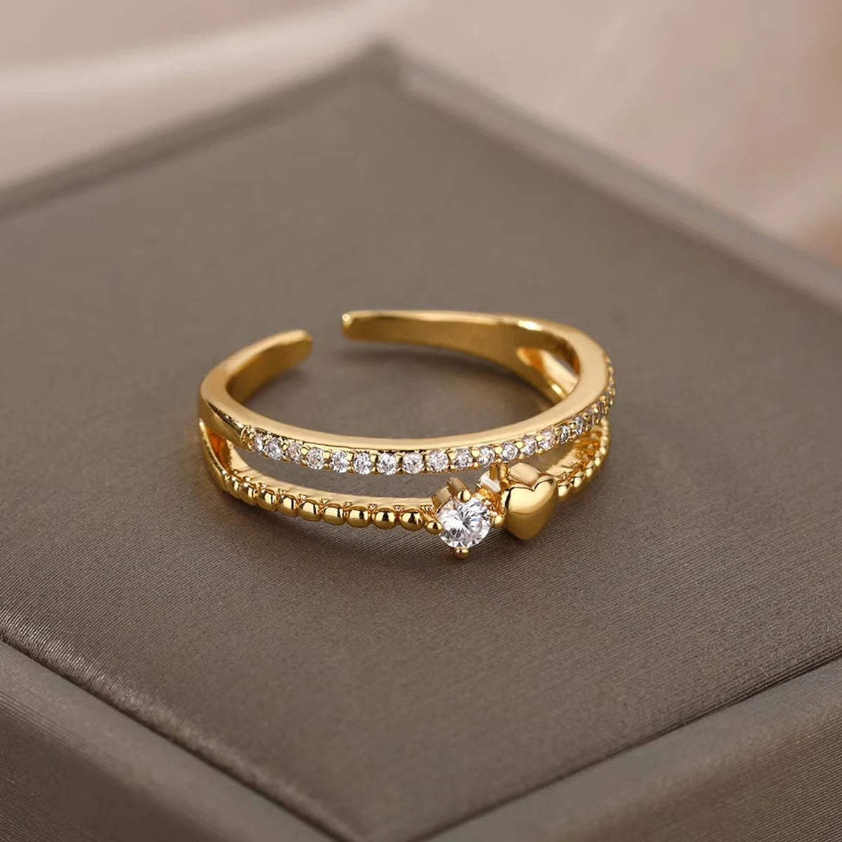 Herz Ringe Gold Bijoux
