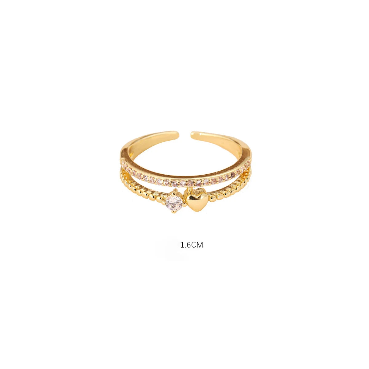 Herz Ringe Gold Bijoux